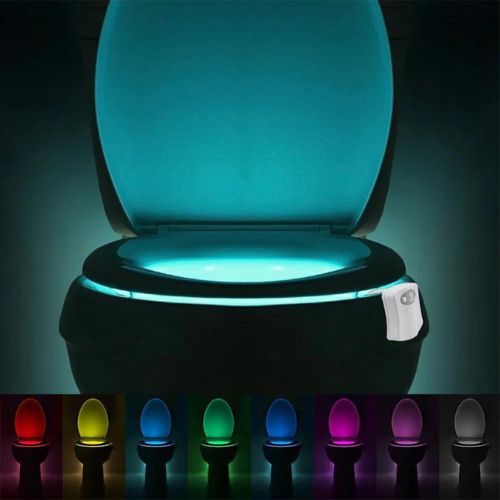 2x Toilet Night Light عدد 2 ضوء ليلي للمرحاض