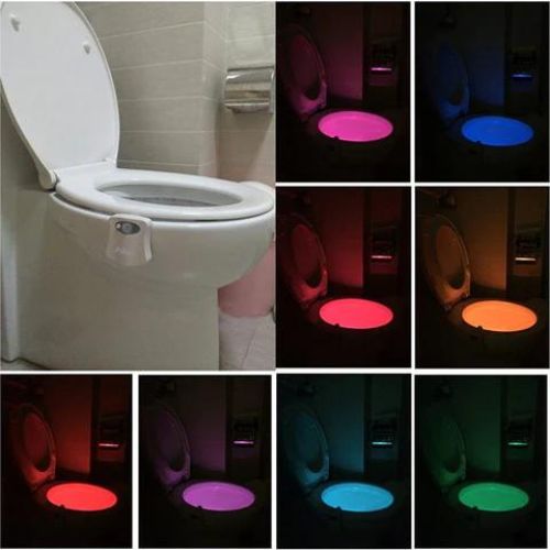 2x Toilet Night Light عدد 2 ضوء ليلي للمرحاض