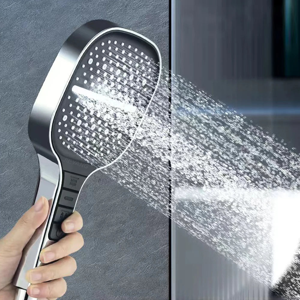 Adjustable Shower Head Large Area 7 Modes رأس دش قابل للتعديل بمساحة كبيرة و7 أوضاع