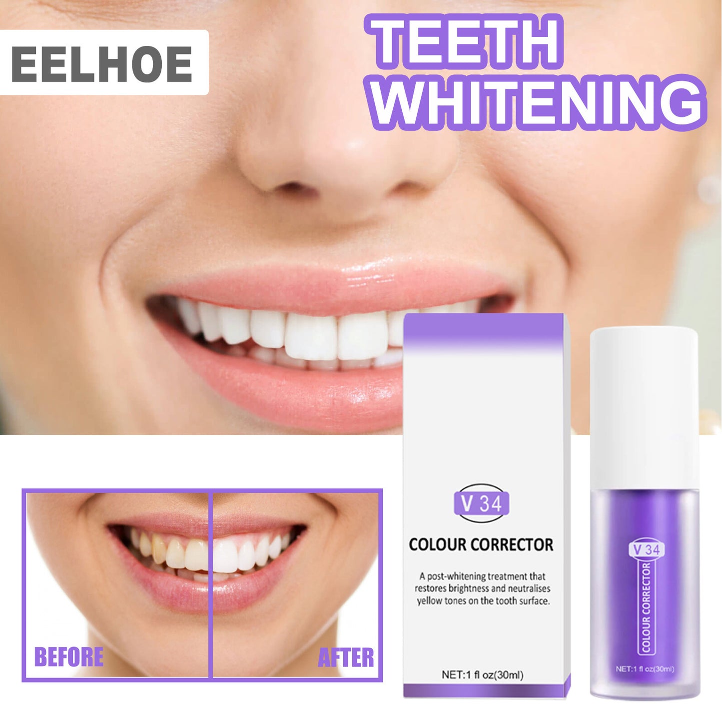 2x Whitening Toothpaste عدد 2 معجون أسنان مبيض